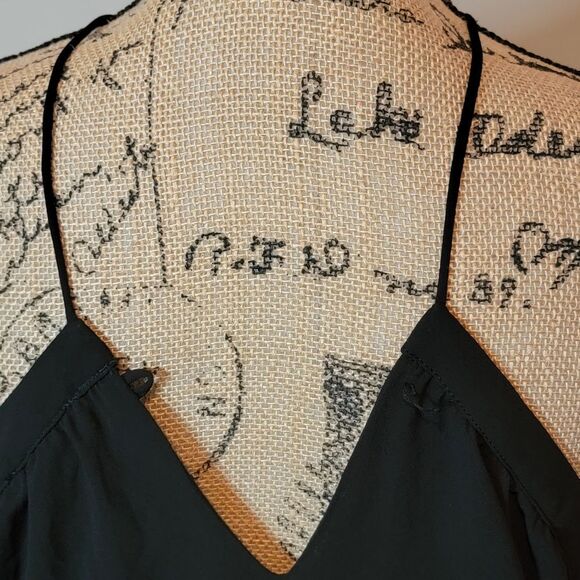 Papermoon black halter off the shoulder blouse - Picture 4 of 5